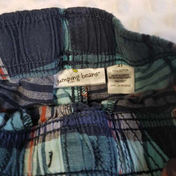 Toddler Plaid Shorts - Picture 2 of 3